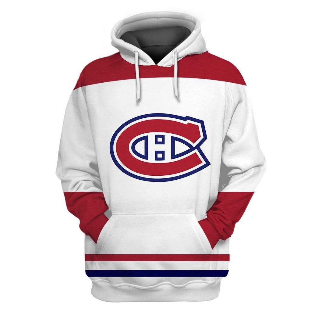 Canadiens White All Stitched Hooded Sweatshirt,We sell and wholesale Canadiens White All Stitched Hooded Sweatshirt on line form chian!